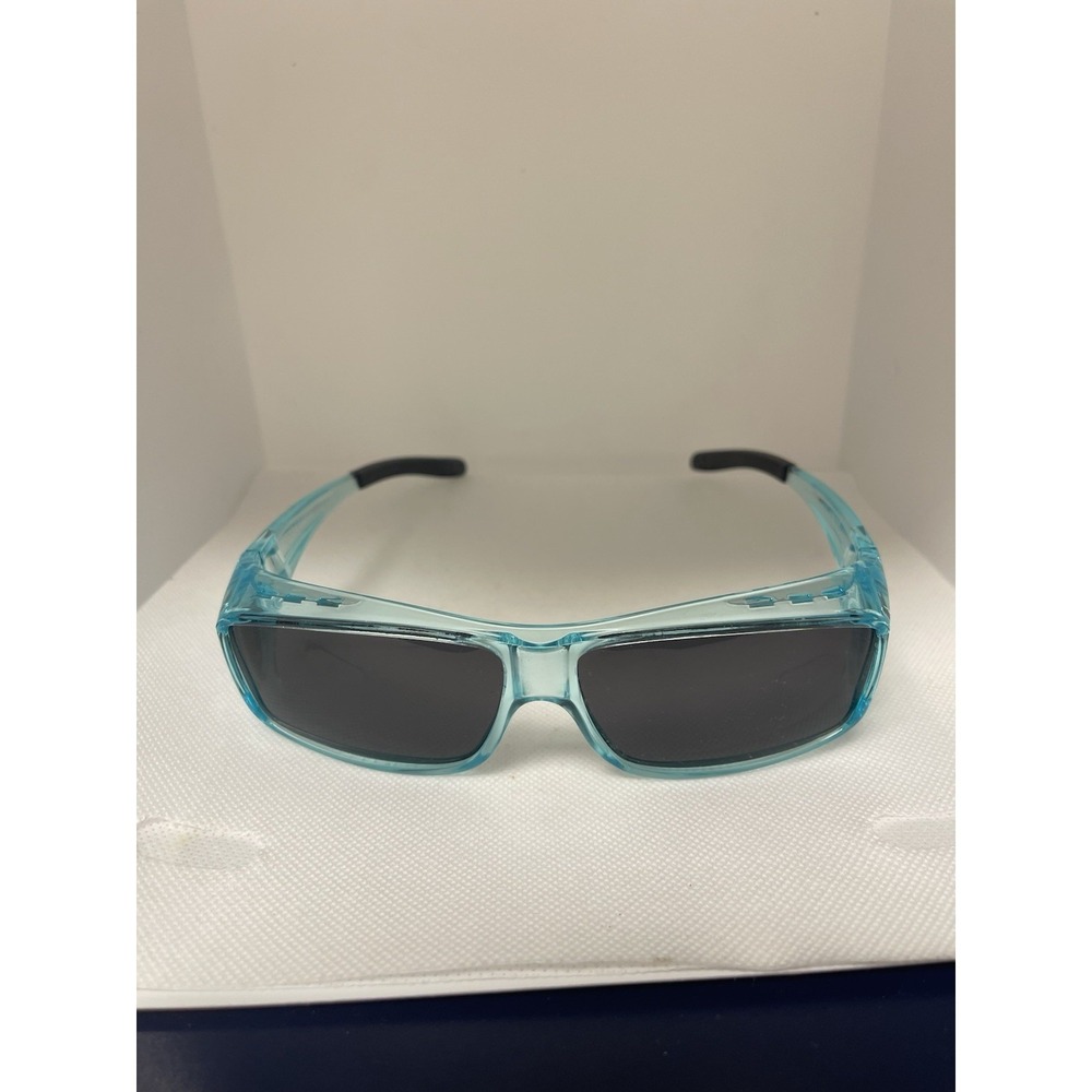 Clear Blue Sunglasses - Black Lens L-6